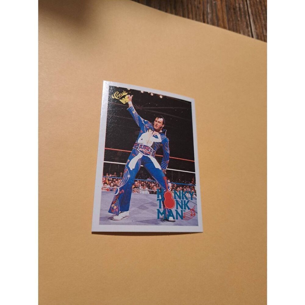 Vintage 1990 WWF Honky Tonk Man Wrestling Trading Card #44 Titan Sports